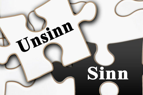 Unsinn.-Sinn